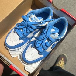 Nike Dunk UNC 12.5 Kids New