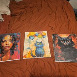 Canvas paintings