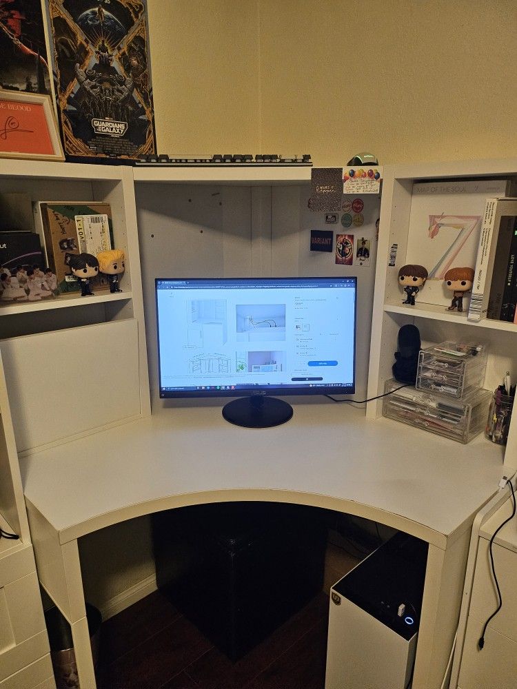 Ikea MICKE Corner Workstation Desk
