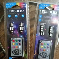 Alpena Car And Truck LED Light Bulbs 12v Multi Colors With Wireless Remote 