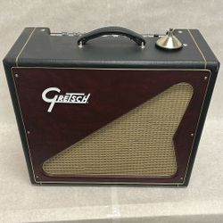 Gretsch Playboy, Victoria, guitar amp with foot switch