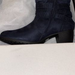 Blue Boots Size 9