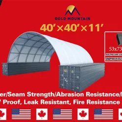 40x40 sea container canopy new - $2500. OBO Bakersfield)