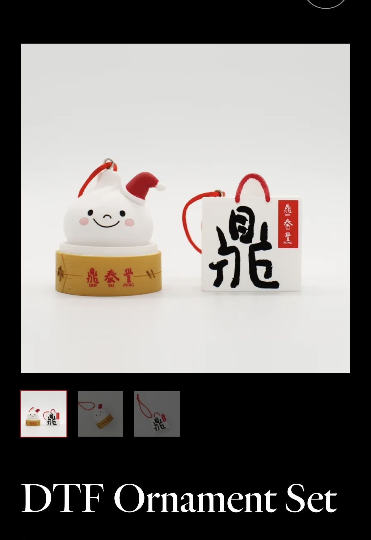 Ding tai fung Ornament Set 