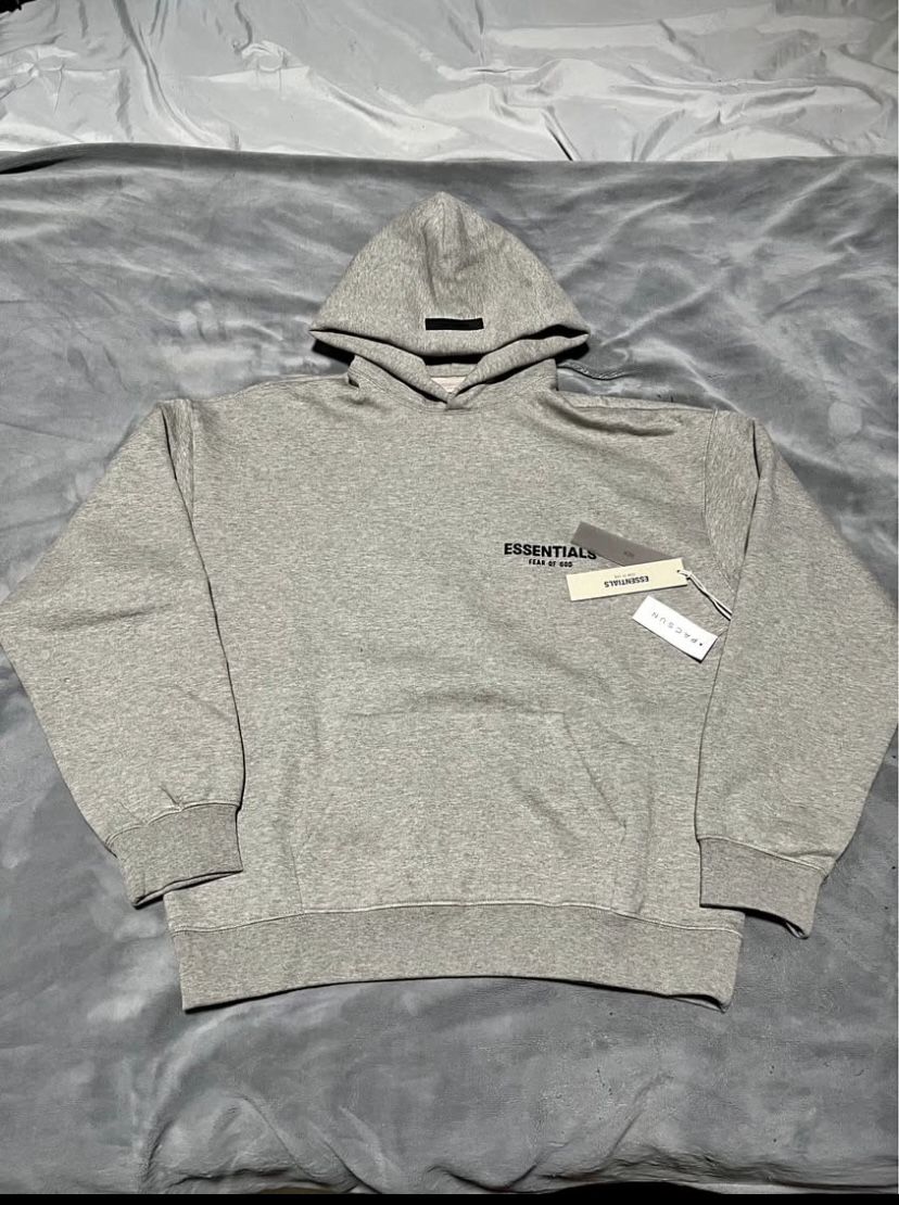 Gray Essentials Hoodie Size Small