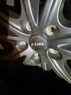 4 - 18in Rial Lucca alloy wheel with Pirelli Scorpion Verde All Season Run Flat (255/55R18 109H M+S
