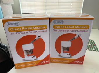 Facial Steamer Tabletop with Rotating Spray Head at 360 Degrees and Auto Shut Off Feature - Portable for Facial Deep Cleaning & Vaporizer