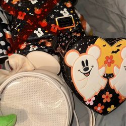 Disney Loungefly Backpack And Purse 