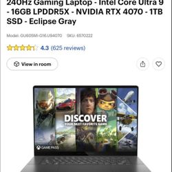 Brand New Gaming Labtop