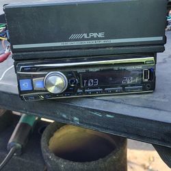 Alpine Bluetooth Stereo And Amp 