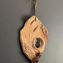 Vintage Handmade Organic Shape Southwestern Style Gallery Wall Mirror
