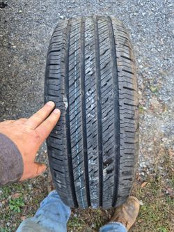 Two brand new truck tires 265 r6018