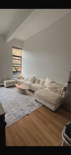 146 Cloud Sectional White Sofa( multiple shape/cubes)