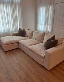 Living spaces shuffle cloud couch