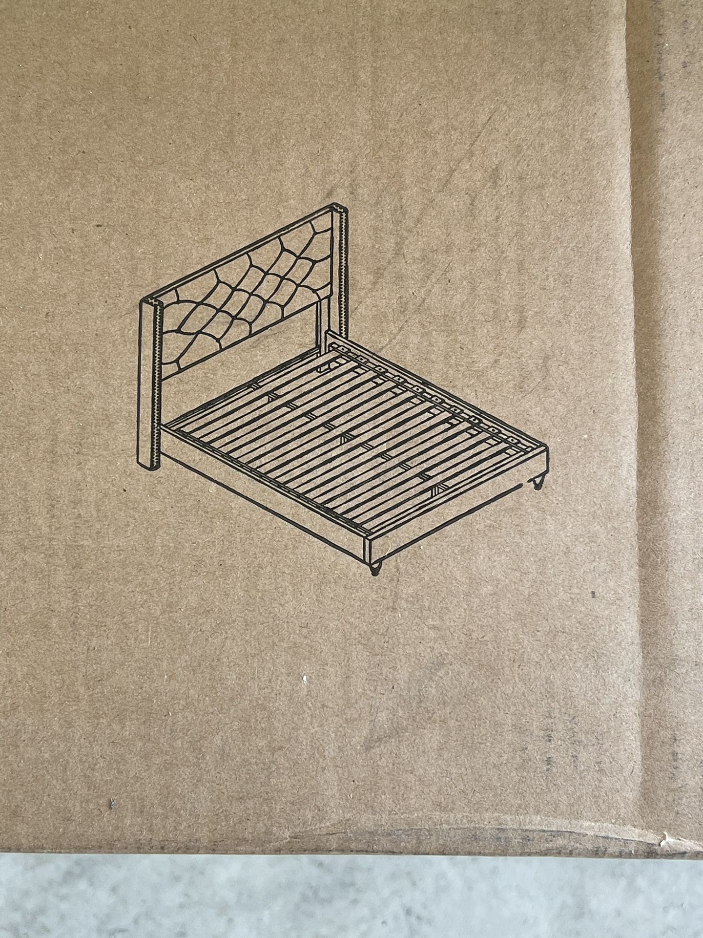 Bedframe  Zinus & Queen CasperMattress brand new, not out of the box