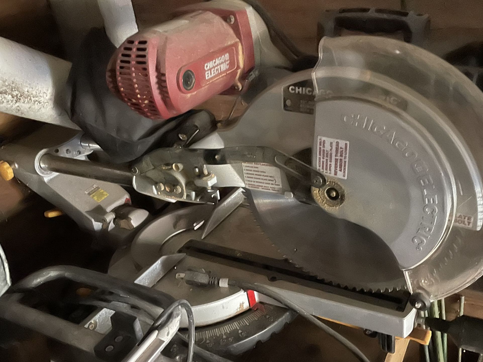 Harbor Freight Miter Saw With Blade 12” Laser for Sale in Seattle, WA