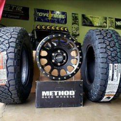 Leveling Kit Method Wheels Nitto OR Toyo Tires For. 5/6 Lug Truck Suv  Jeep