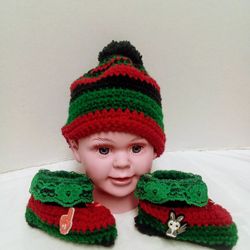Baby And Toddlers Booties And Hats 