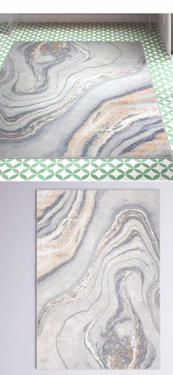 Modern 8’ x 10’ Area Rug – $50