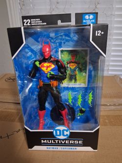 BATMAN/SUPERMAN FUSION World's Finest DC Multiverse McFarlane