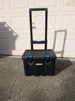 HART Rolling Tool Box with Telescoping Handle