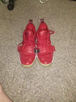 Red Nike Basketball Shoes