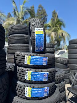 185/65R15 Lion sport (4) new tires installation and balance 40,000 miles warranty