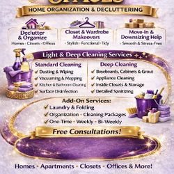 Professional Cleaning And Organizing