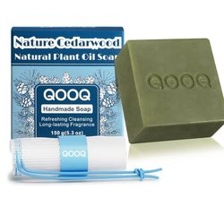 Essential Oil Infused: The Perfect Natural Bar Soap for Men - Handcrafted for 12-Hour Deodorization - Smell Fresh, Distinctive, and Refined - Safe for