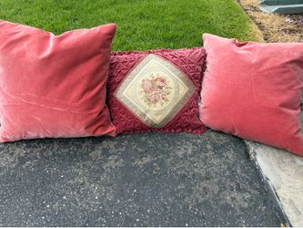 Pink pillows