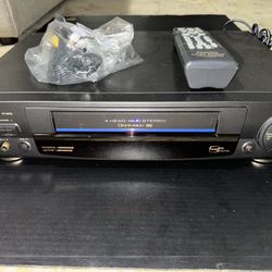 VCR Panasonic PV-9662 Omnivision PlusVHS Player 4 Head Hi-Fi Remote Work Tested
