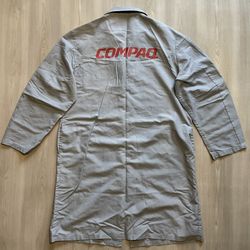 Vintage 90s Compaq Computers Engineer Lab Coat Sz 44 