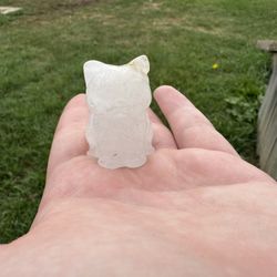 Crystal Cat Carving
