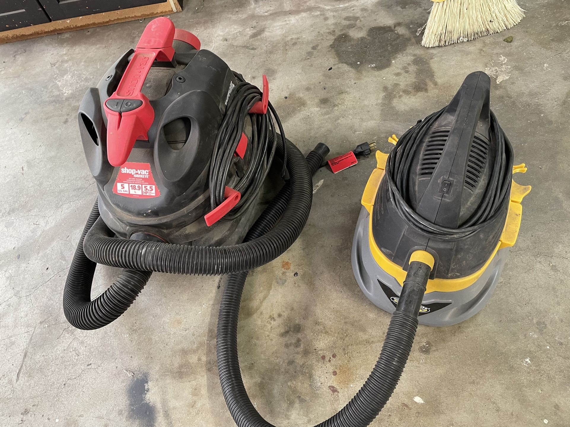 Wet dry Shop vac’s