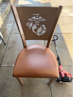 Marine corps logo chairs