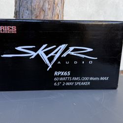 Skar Audio RPX65 6.5” 2-Way Car Speaker — Single Unit