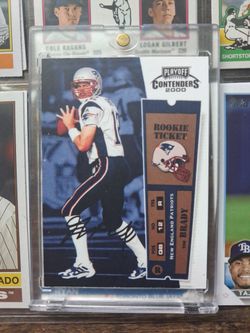 Tom Brady 2000 Contenders Rookie Ticket