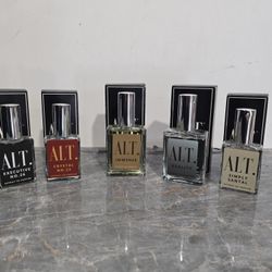 ALT Fragrance Lot Of 5 Reality, Executive 26, Crystal 23, Immense, Simply Santal