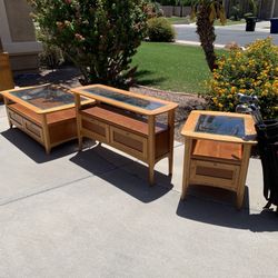 Coffee Table And 2 End Tables 