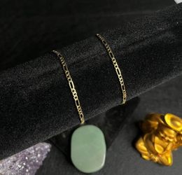 18K Gold Figaro Bracelet