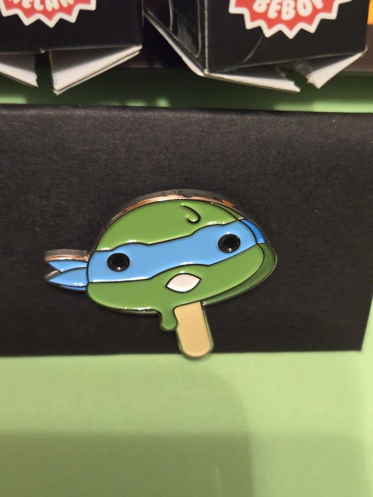 TMNT Leonardo Popsicle Inspired Enamel Metal Pin Blind Box Series