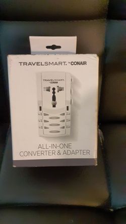Travel smart converter and adaptor plug