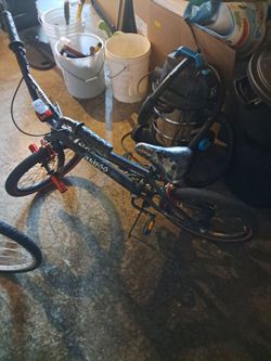 Black and Red BMX Bike