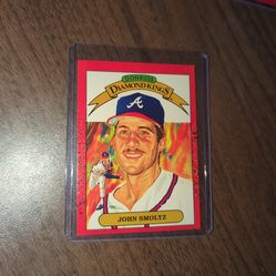 John Smoltz Diamond Kings '89 Donruss card #8