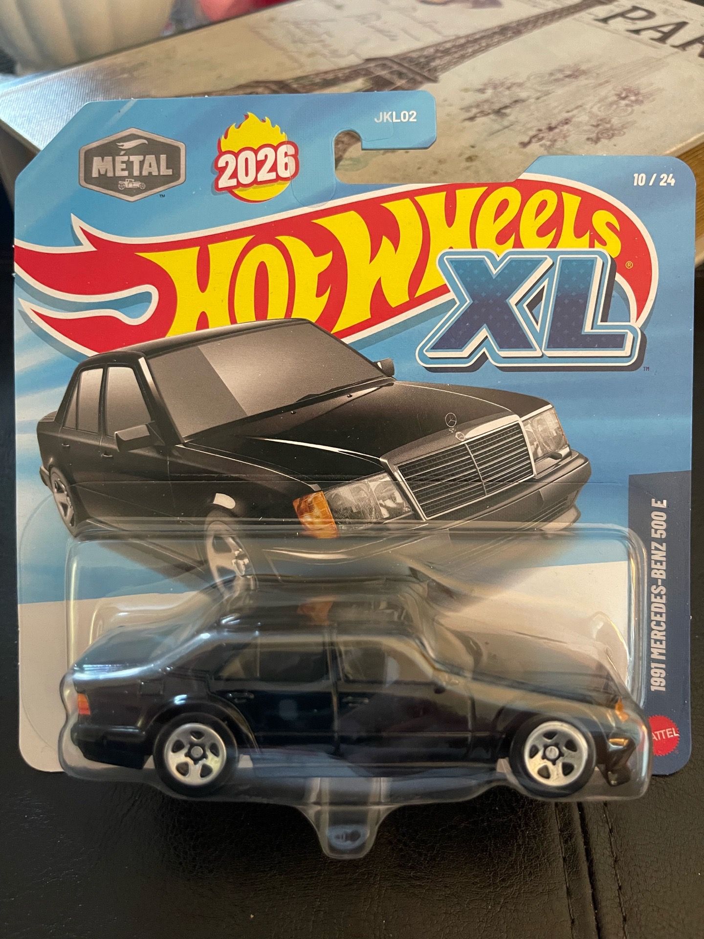 Hot Wheels XL Mainline Mercedes Benz 500 E NEW