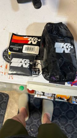 Two K & N Cold Air Filter Socks