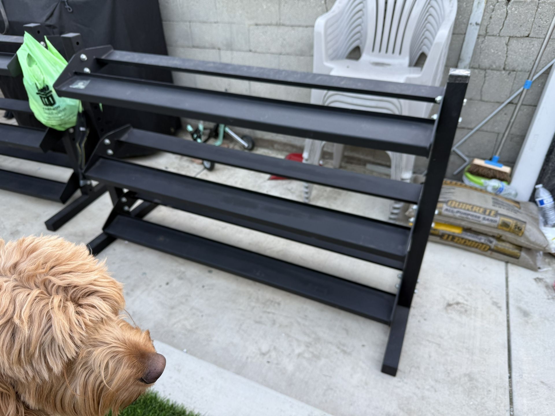 3 Tiered dumbbell Rack