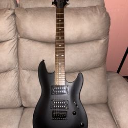 Laguna Electric Guitar - Black Matte - Great for Beginners/Rock