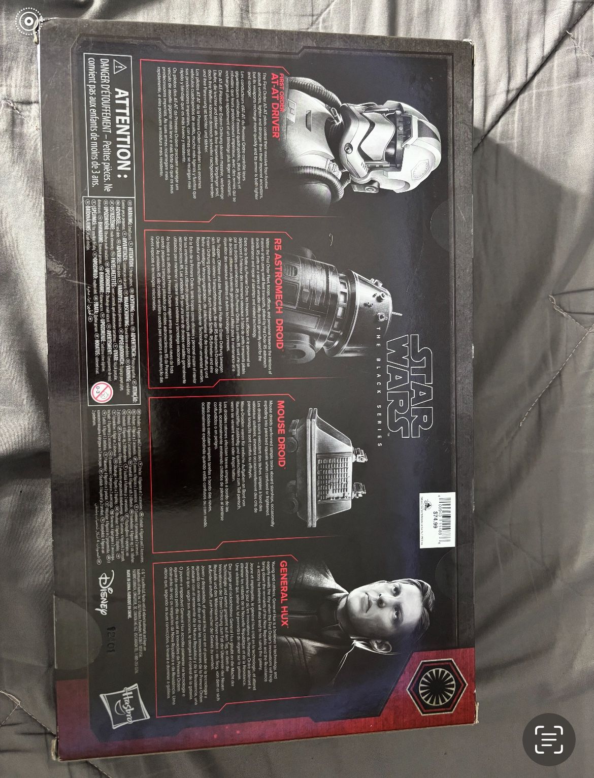 Star Wars Black Series Galaxy’s Edge First Order At-at Driver Hux R5 ...