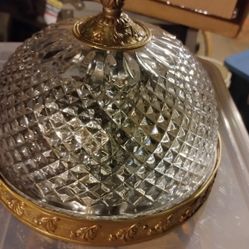 Crystal Stainless Steel Inside Brass Fittings Cut  Diamond Crystals Glass Cut